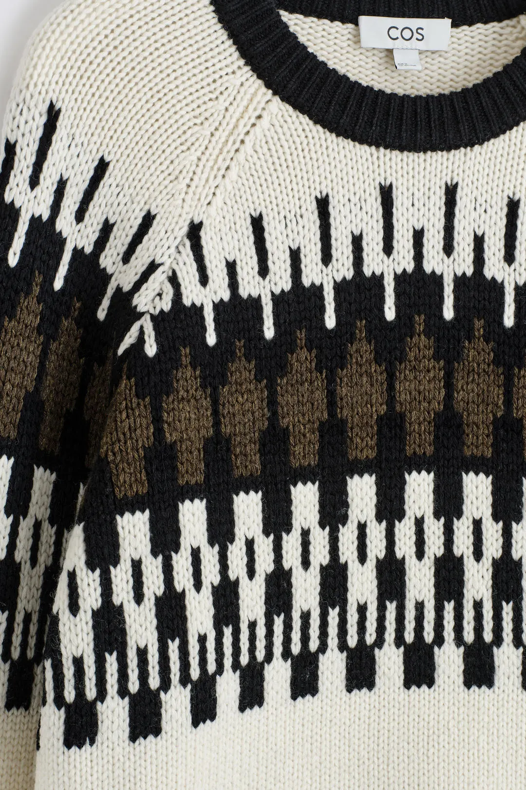 Джемпер из смесовой шерсти с узором Fair Isle свободного кроя, COS