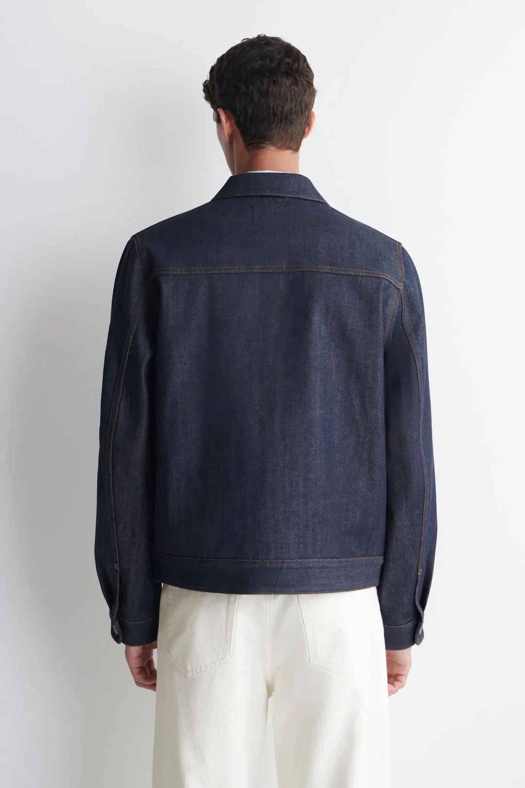 Куртка джинсовая свободного кроя из необработанного селвидж-денима, COS
