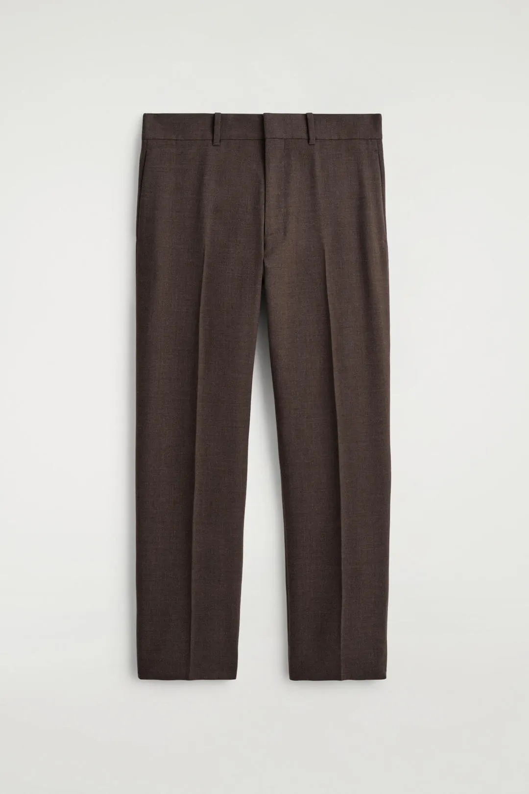 Зауженные брюки стандартного кроя из шерсти, COS