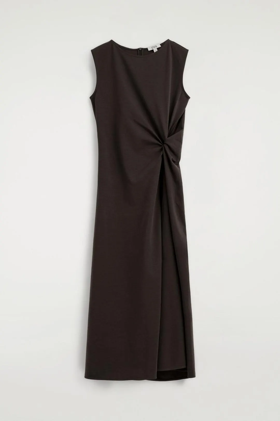 Платье миди стандартного кроя с узлом, COS
