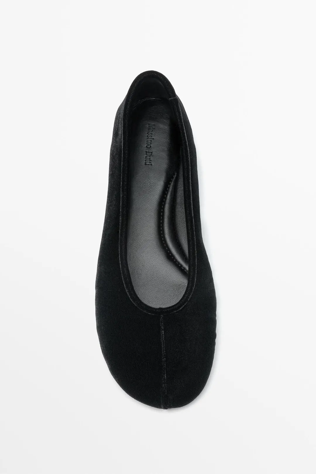 Балетки бархатные, Massimo Dutti