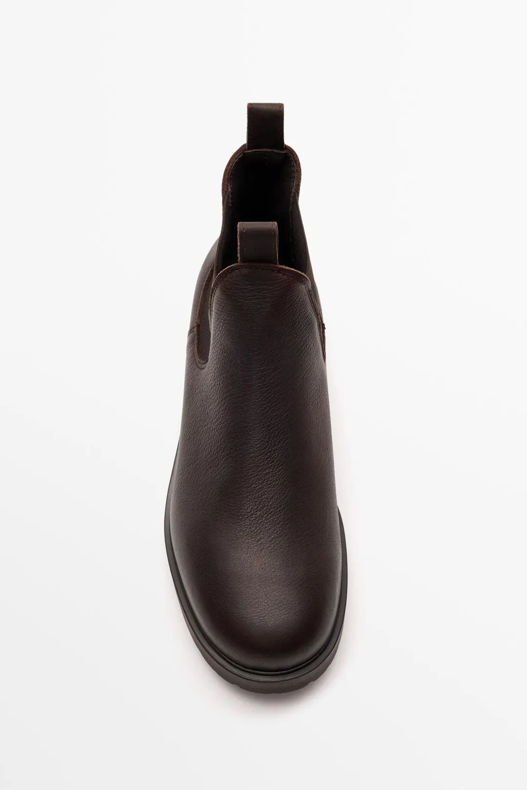 Ботинки челси из промасленной кожи, Massimo Dutti