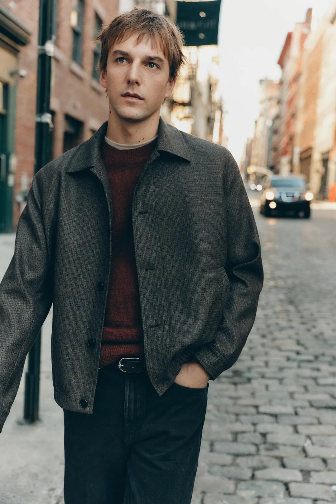 Бомбер фланелевый, Massimo Dutti