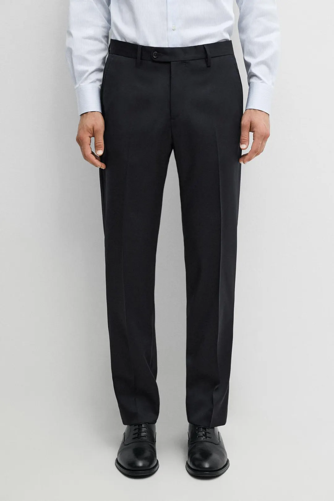 Костюмные брюки из холодной шерсти, Massimo Dutti