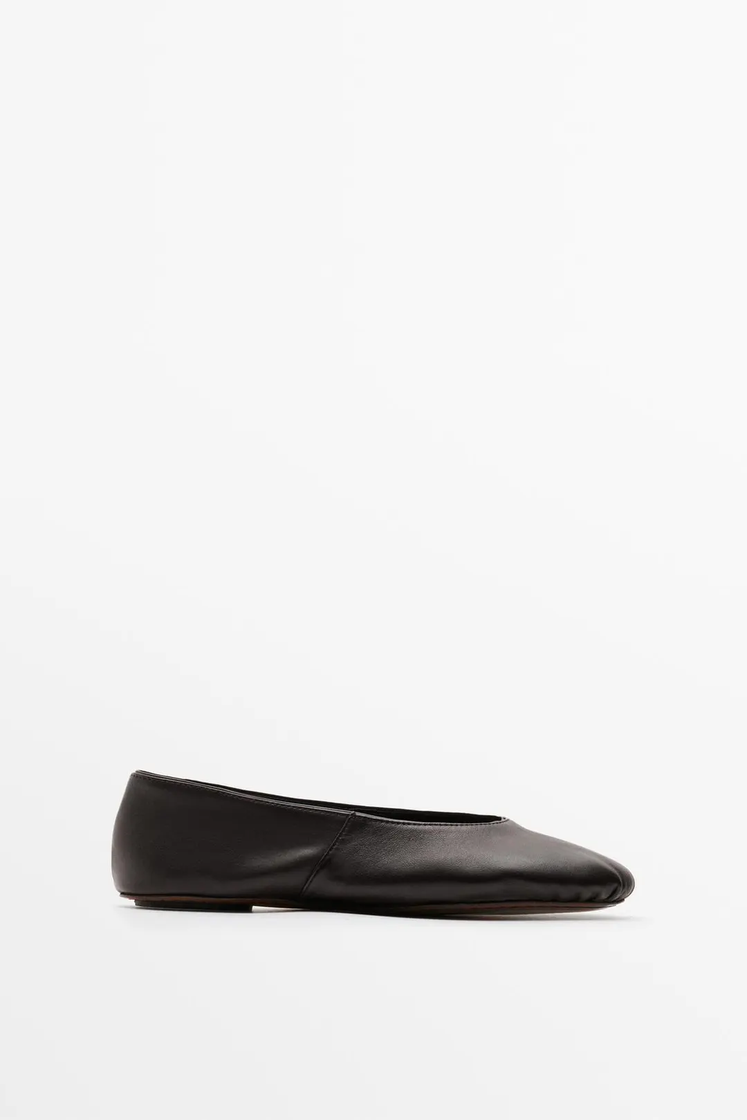 Балетки из мягкой кожи, Massimo Dutti