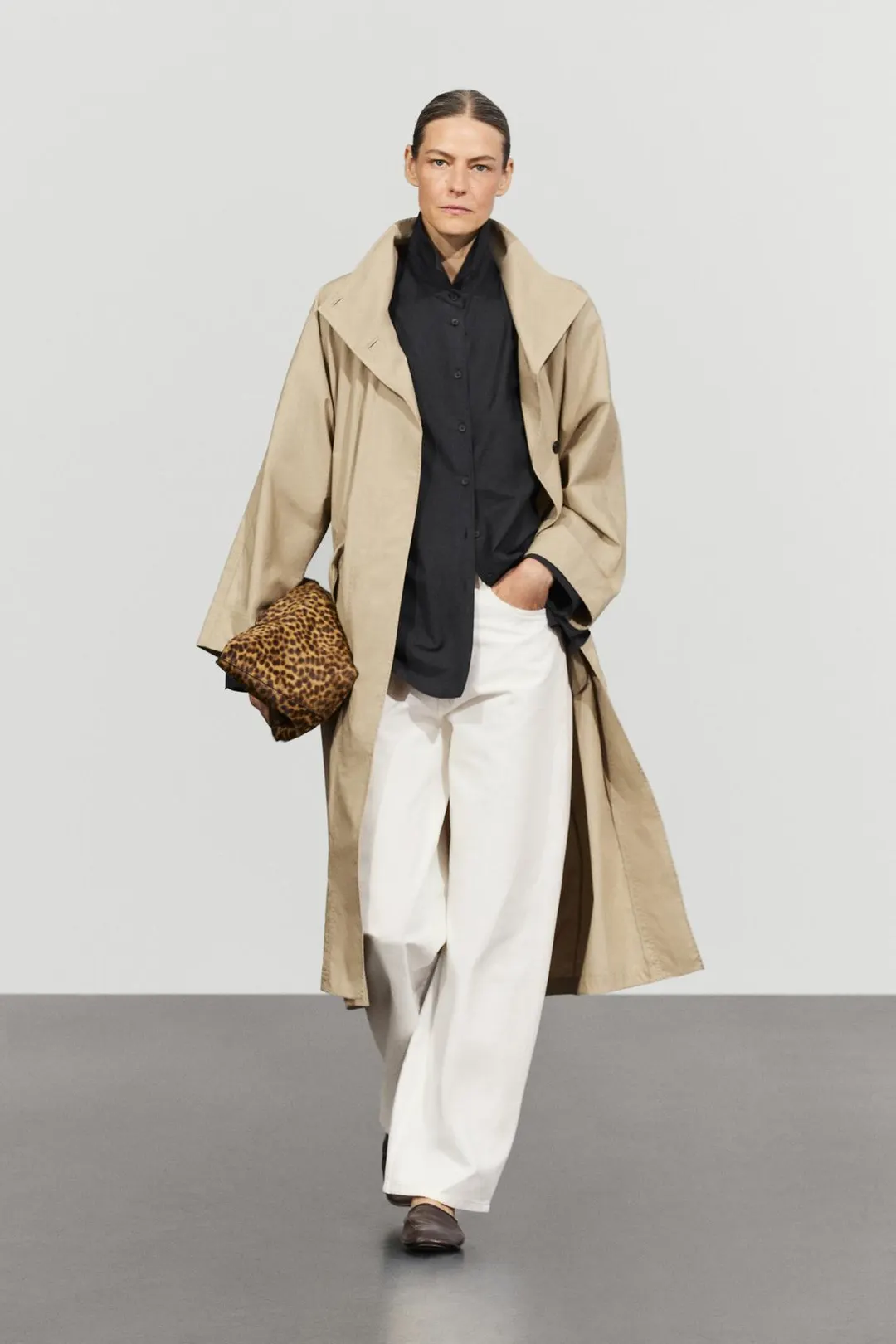 Джинсы-бочонки с высокой посадкой, Massimo Dutti