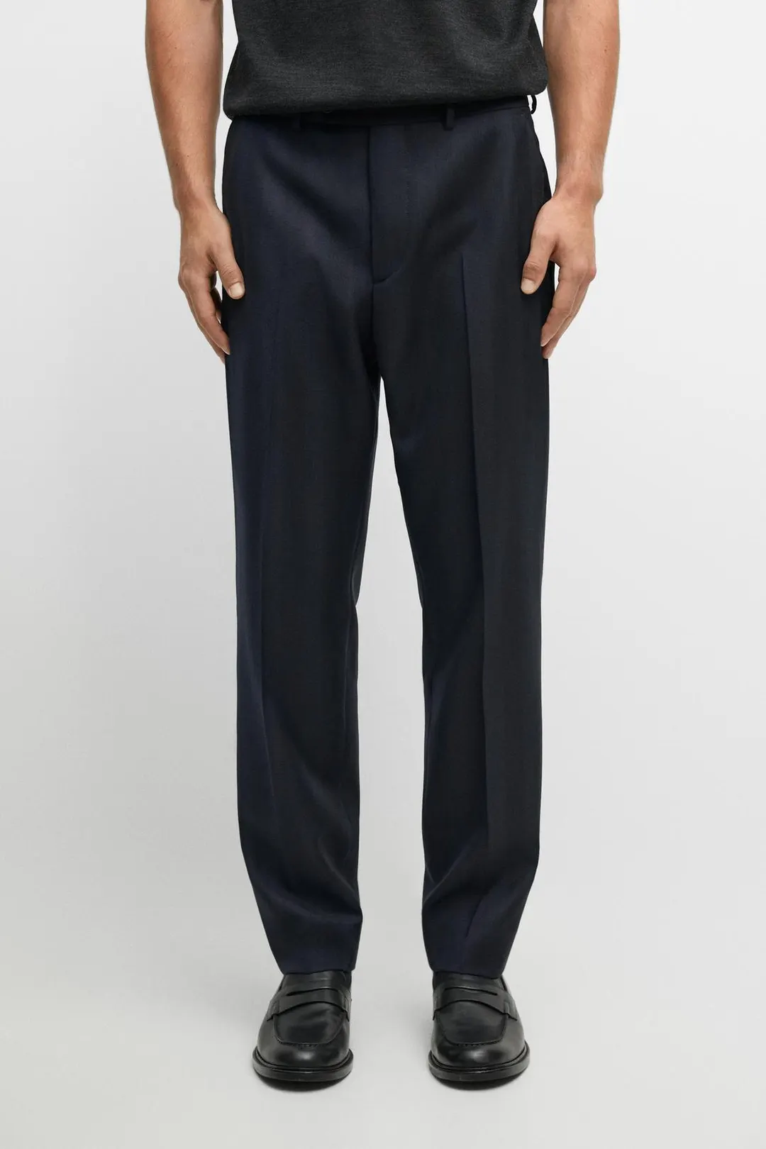Брюки костюмные в елочку, Massimo Dutti