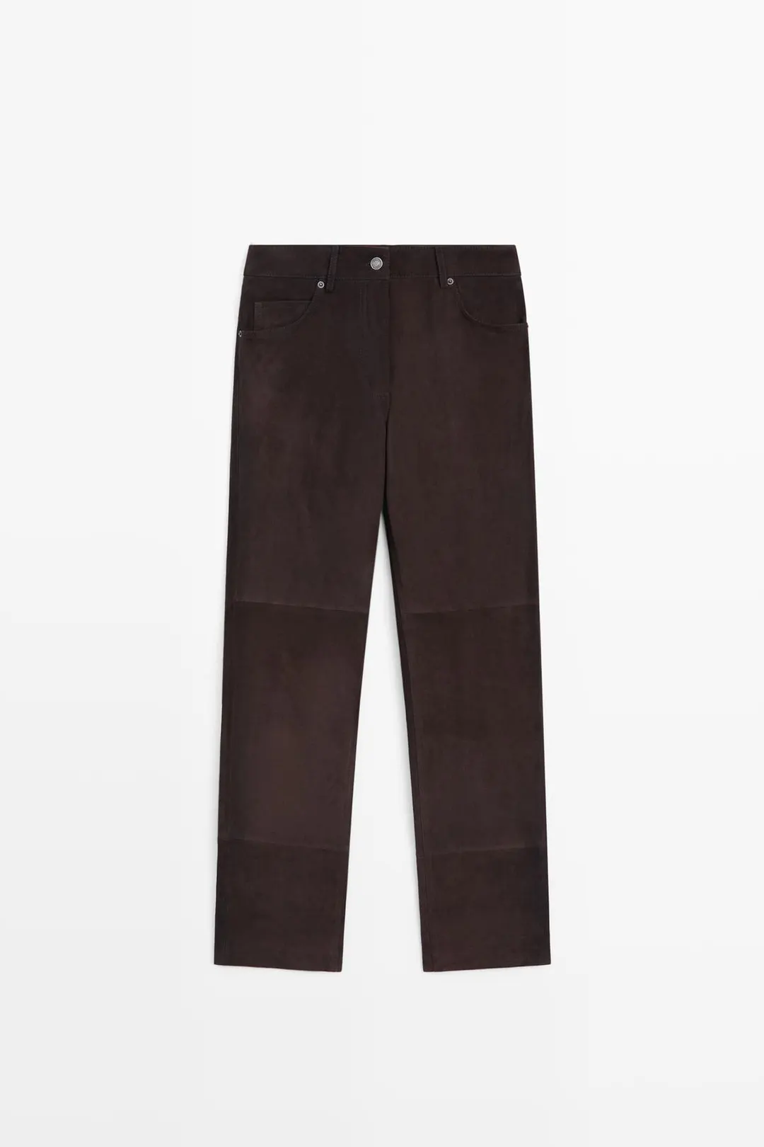 Брюки из замши, Massimo Dutti