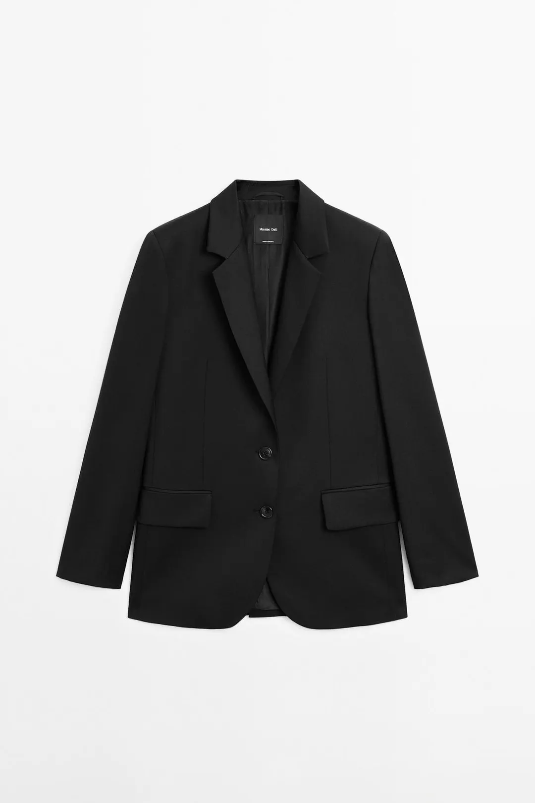 Пиджак на двух пуговицах из 100% особо тонкой шерсти, Massimo Dutti