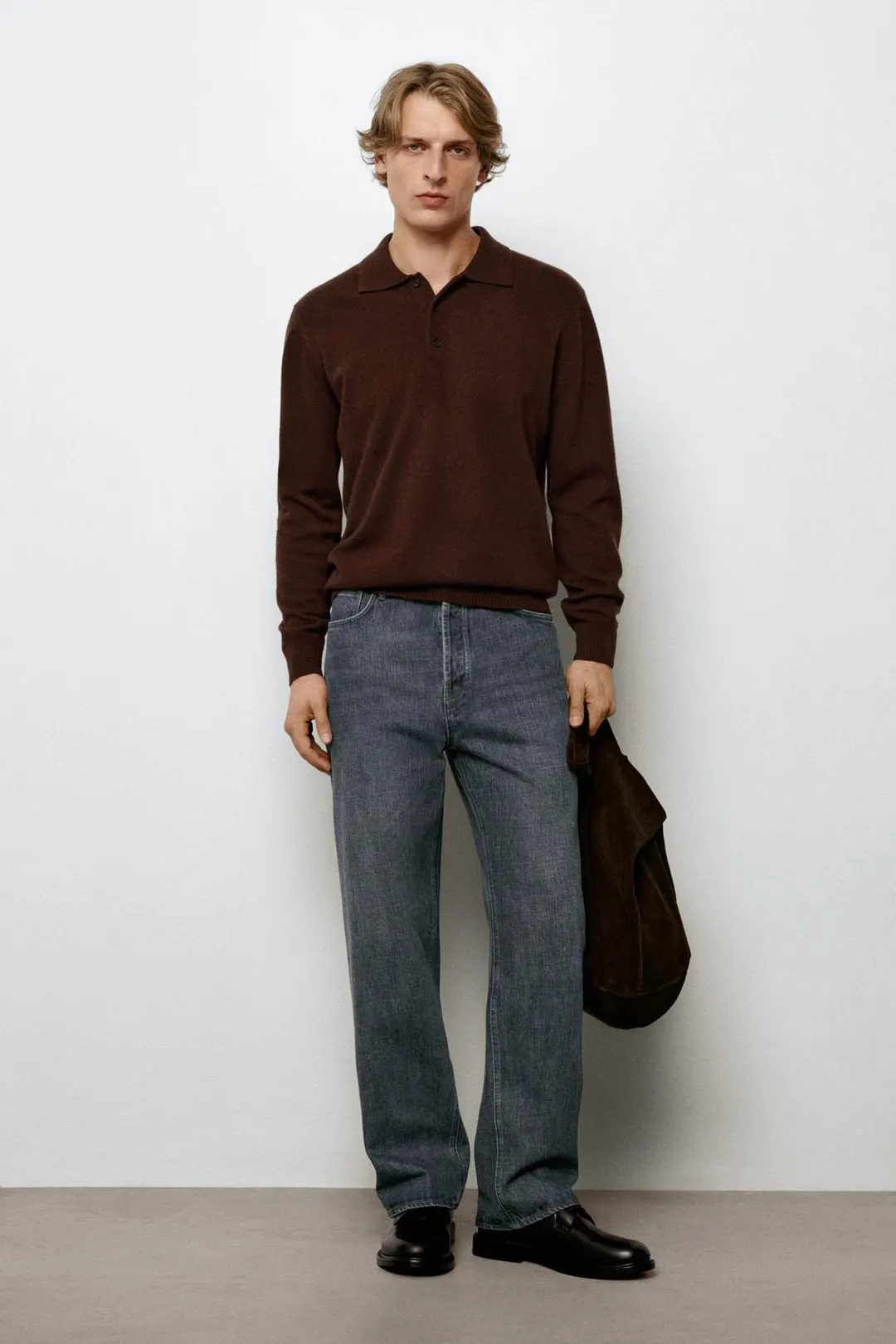 Джинсы с широкими штанинами, Massimo Dutti