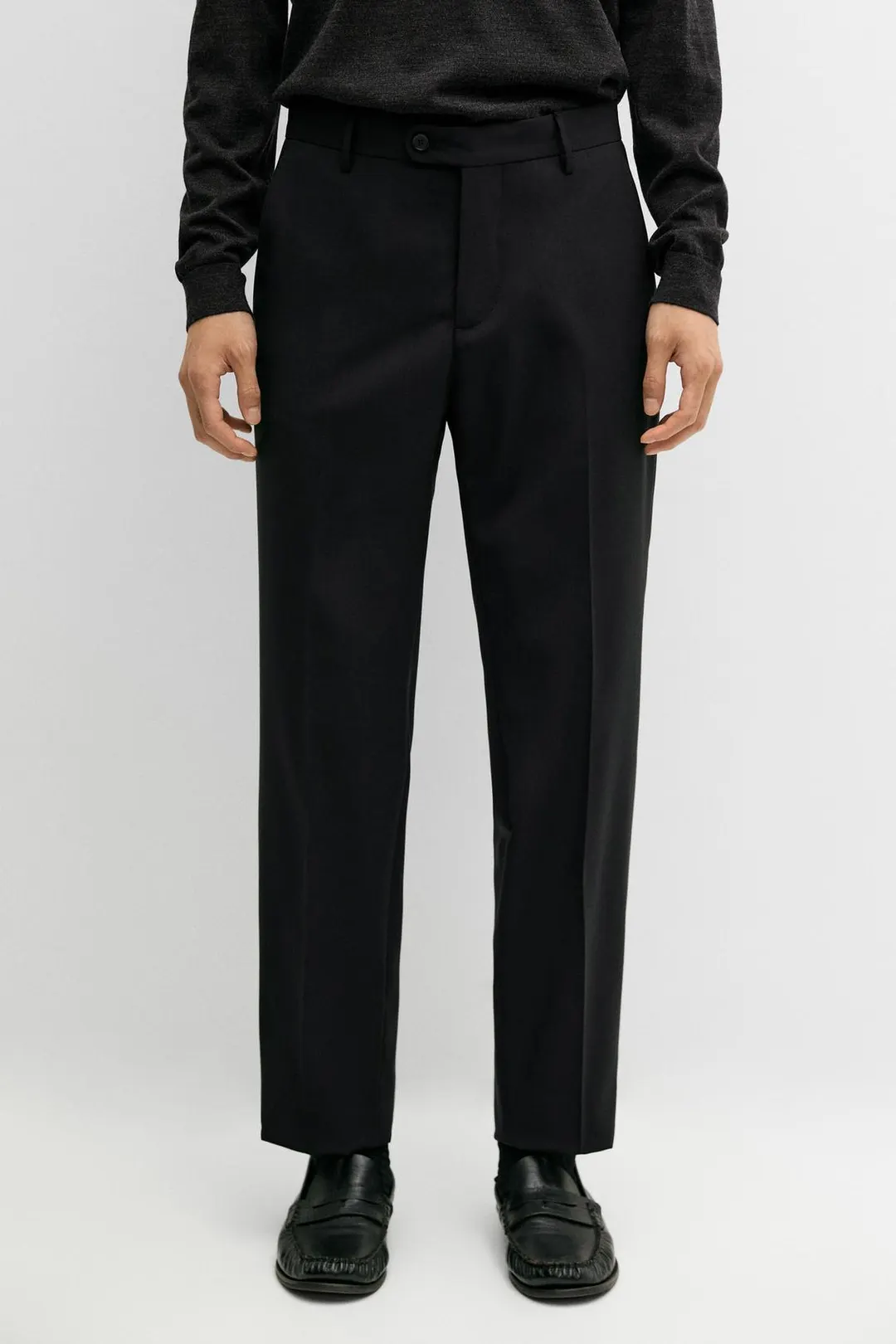 Костюмные брюки из 100% шерсти, Massimo Dutti
