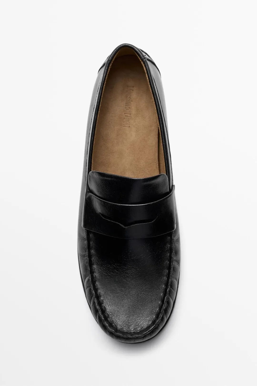 Кожаные пенни-лоферы, Massimo Dutti