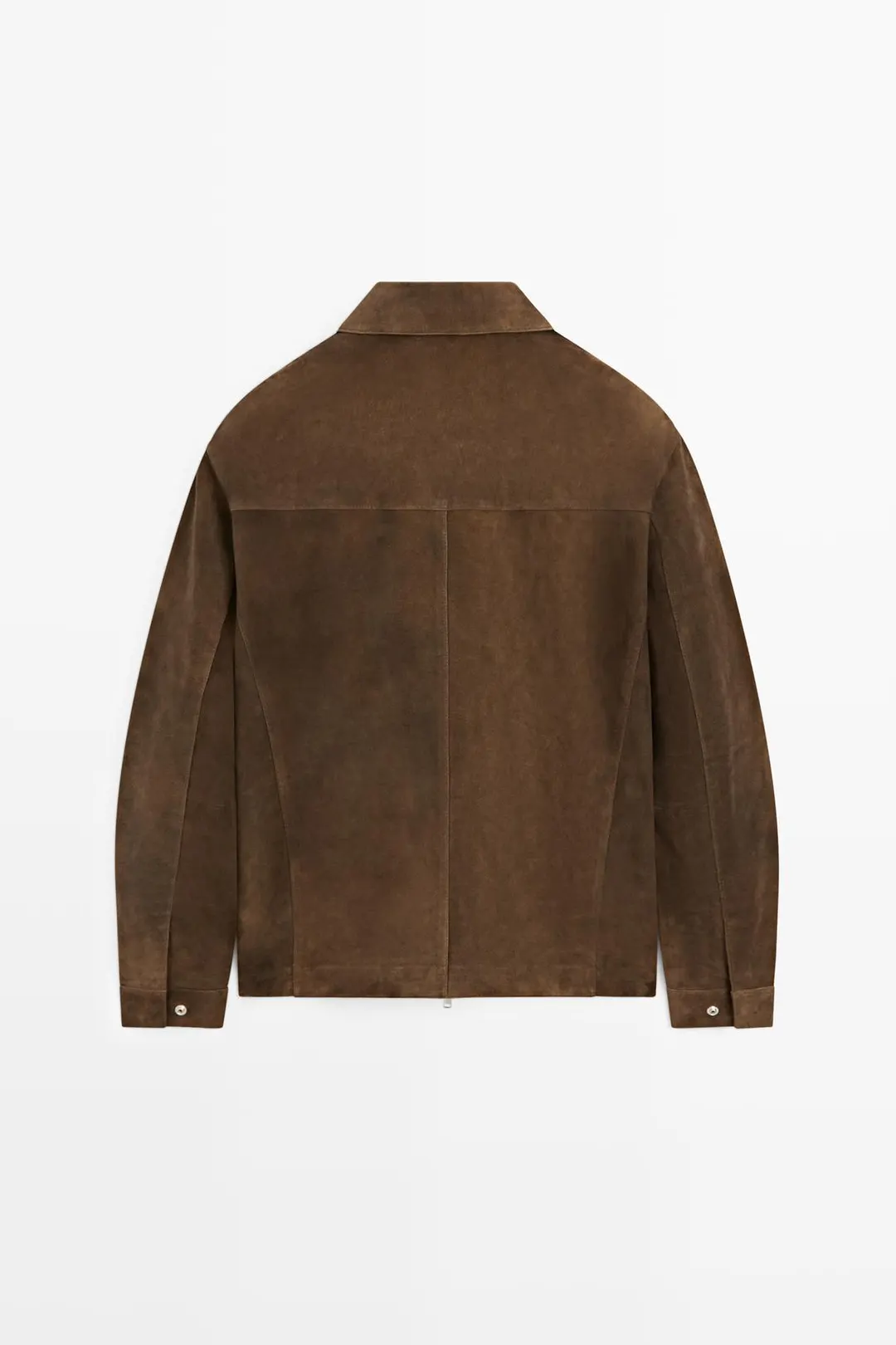 Замшевая куртка на молнии, Massimo Dutti