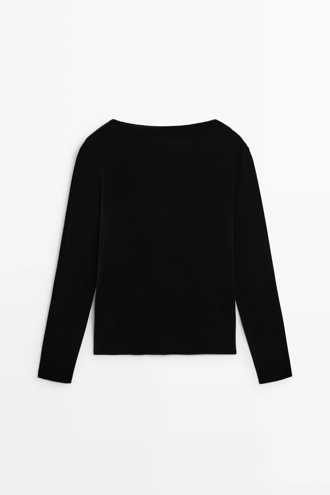 Вязаный кардиган с длинными рукавами и пуговицами, Massimo Dutti