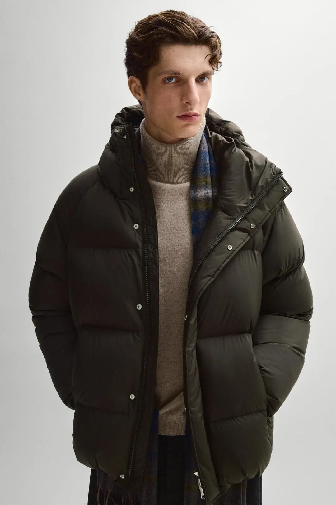 Пуховик оверсайз, Massimo Dutti
