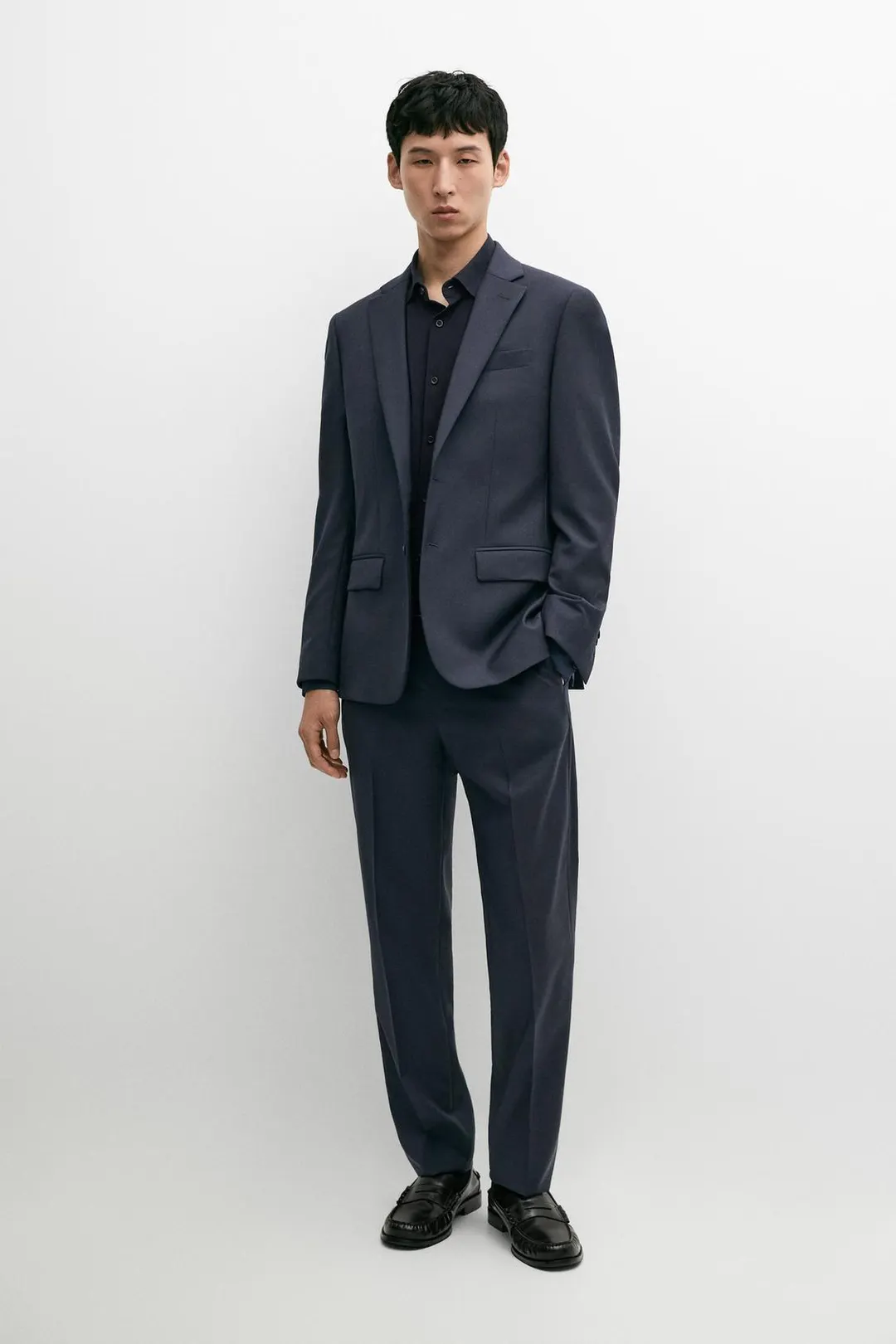 Костюмный пиджак из 100% холодной шерсти, Massimo Dutti