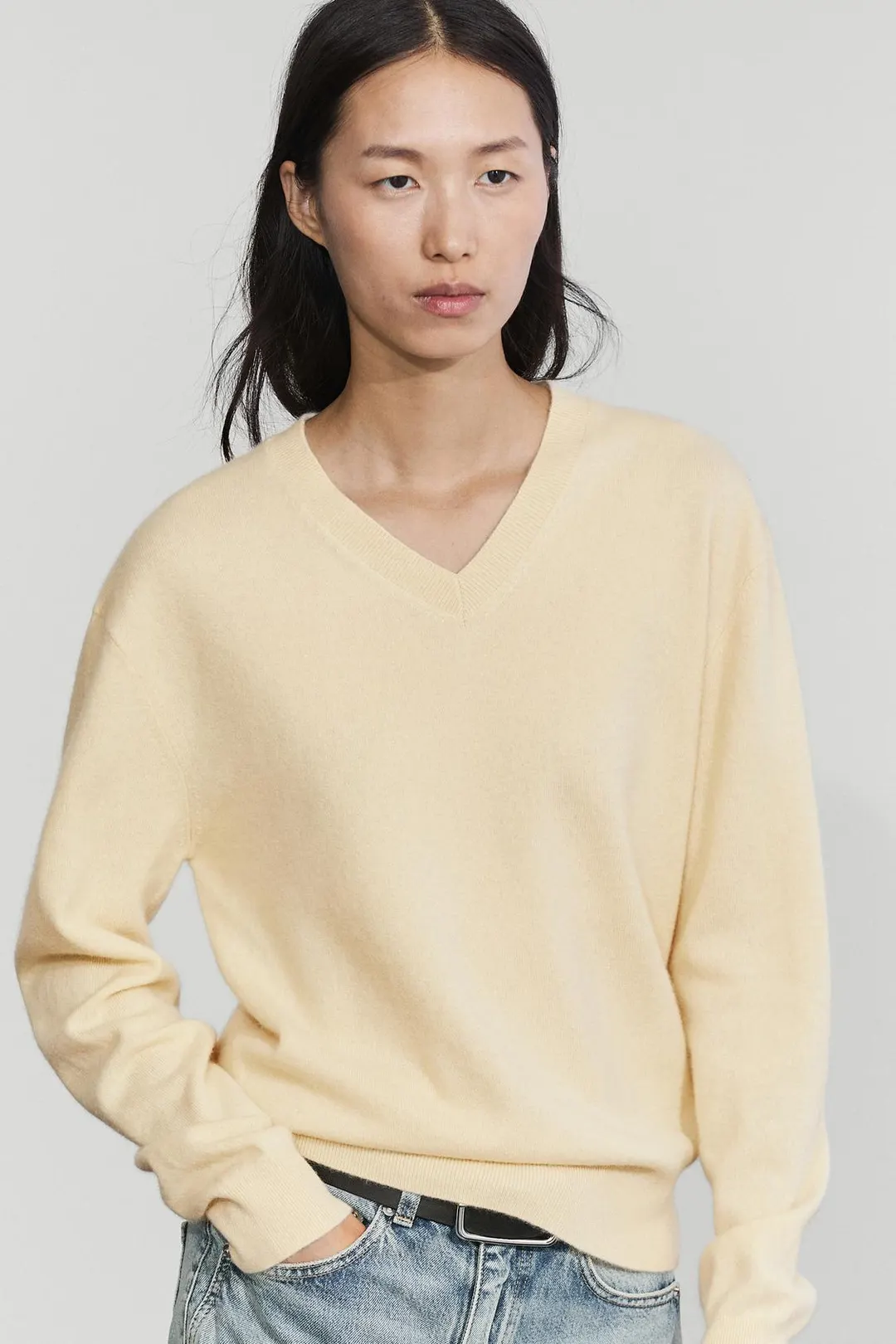 Вязаный свитер из 100% кашемира, Massimo Dutti