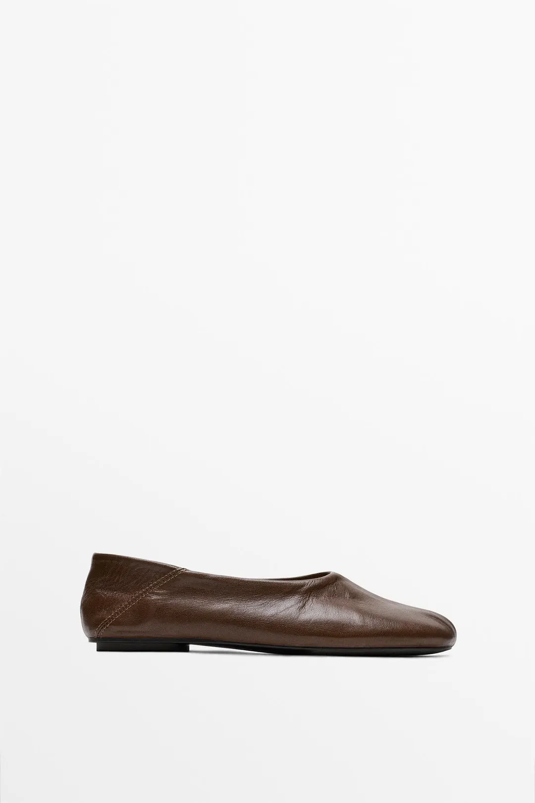 Балетки из мягкой кожи, Massimo Dutti
