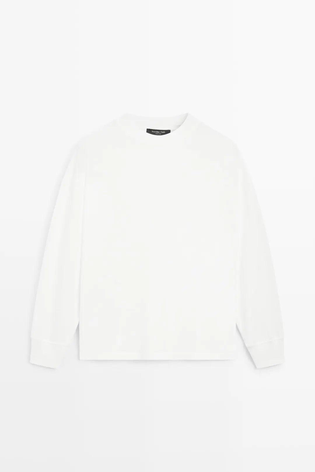 Лонгслив с круглым вырезом, Massimo Dutti