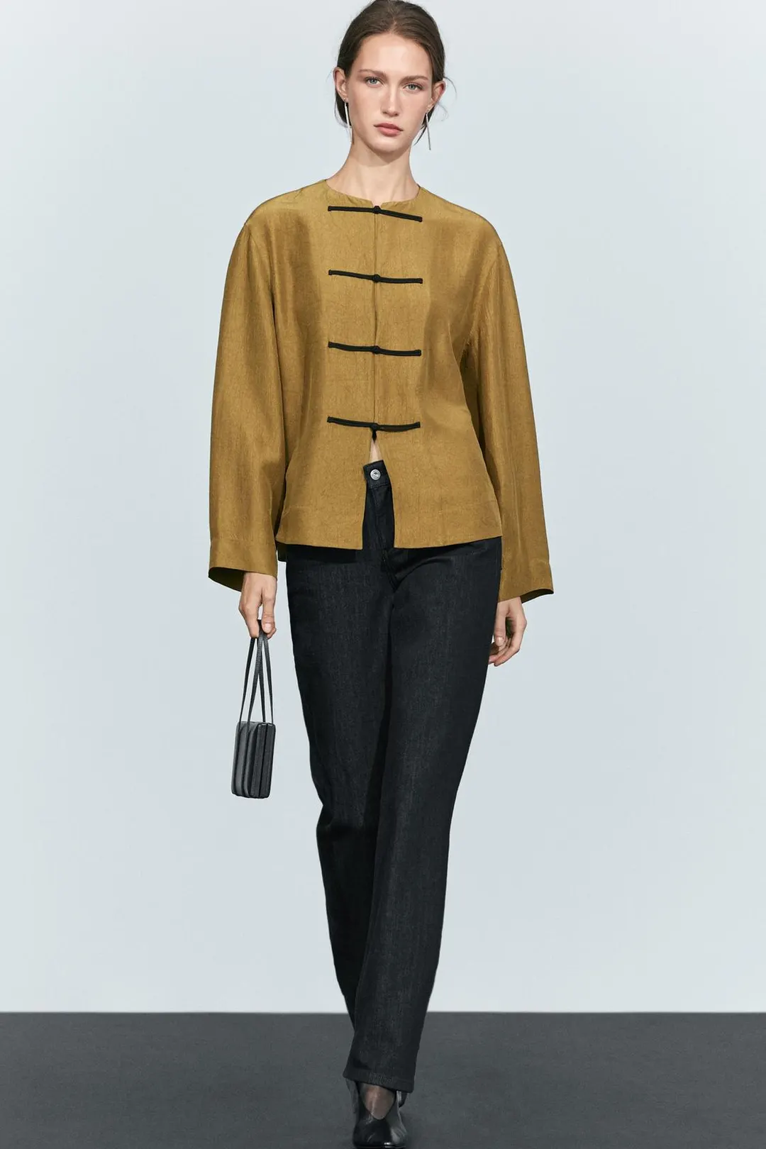 Прямые джинсы с низкой посадкой, Massimo Dutti