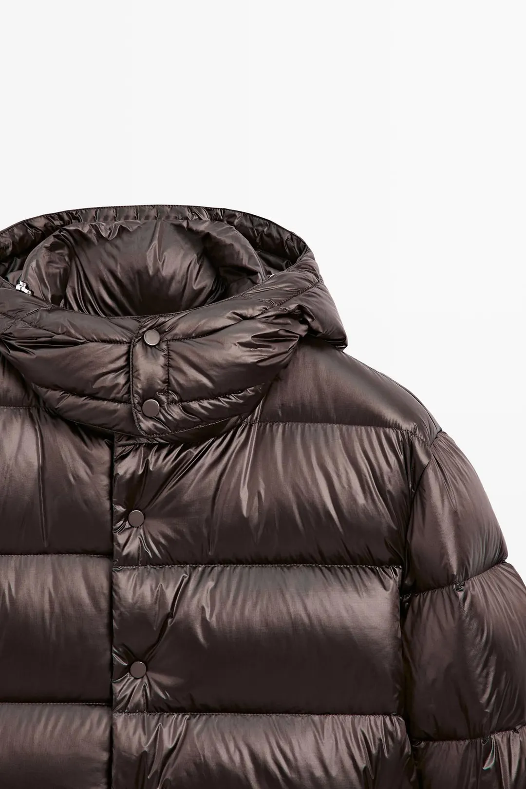 Блестящий пуховик, Massimo Dutti