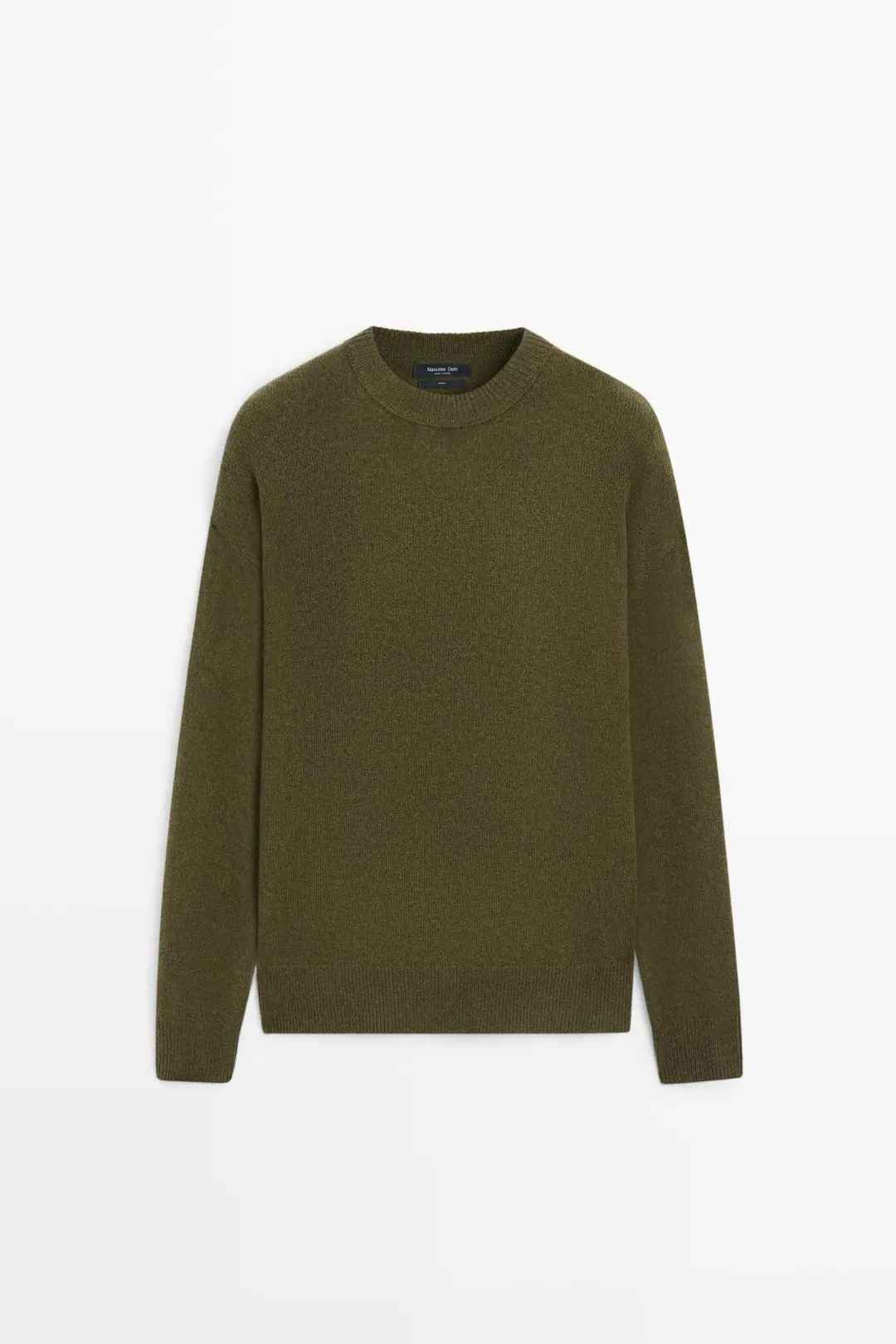 Свитер из 100% шерсти с круглым вырезом, Massimo Dutti