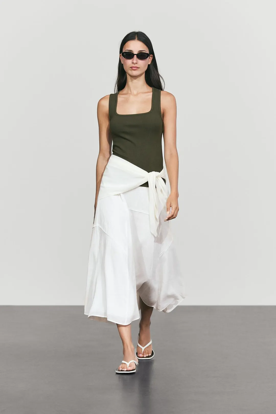 Топ с квадратным вырезом, Massimo Dutti
