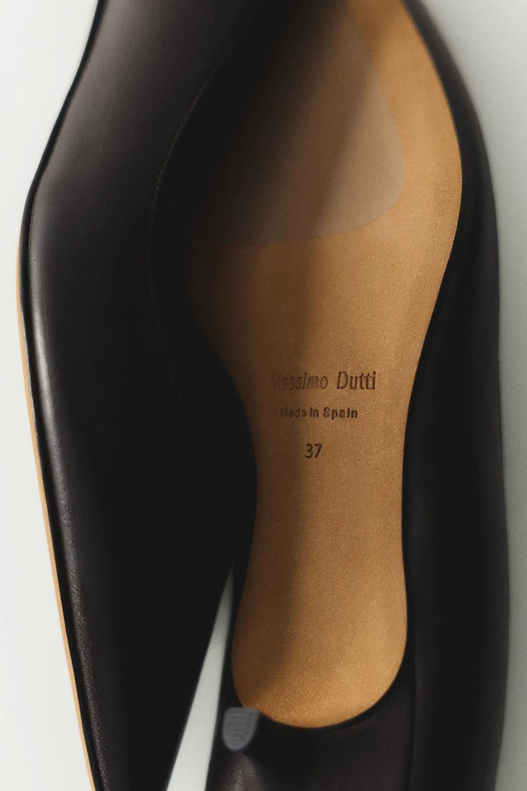 Кожаные туфли на каблуке, Massimo Dutti