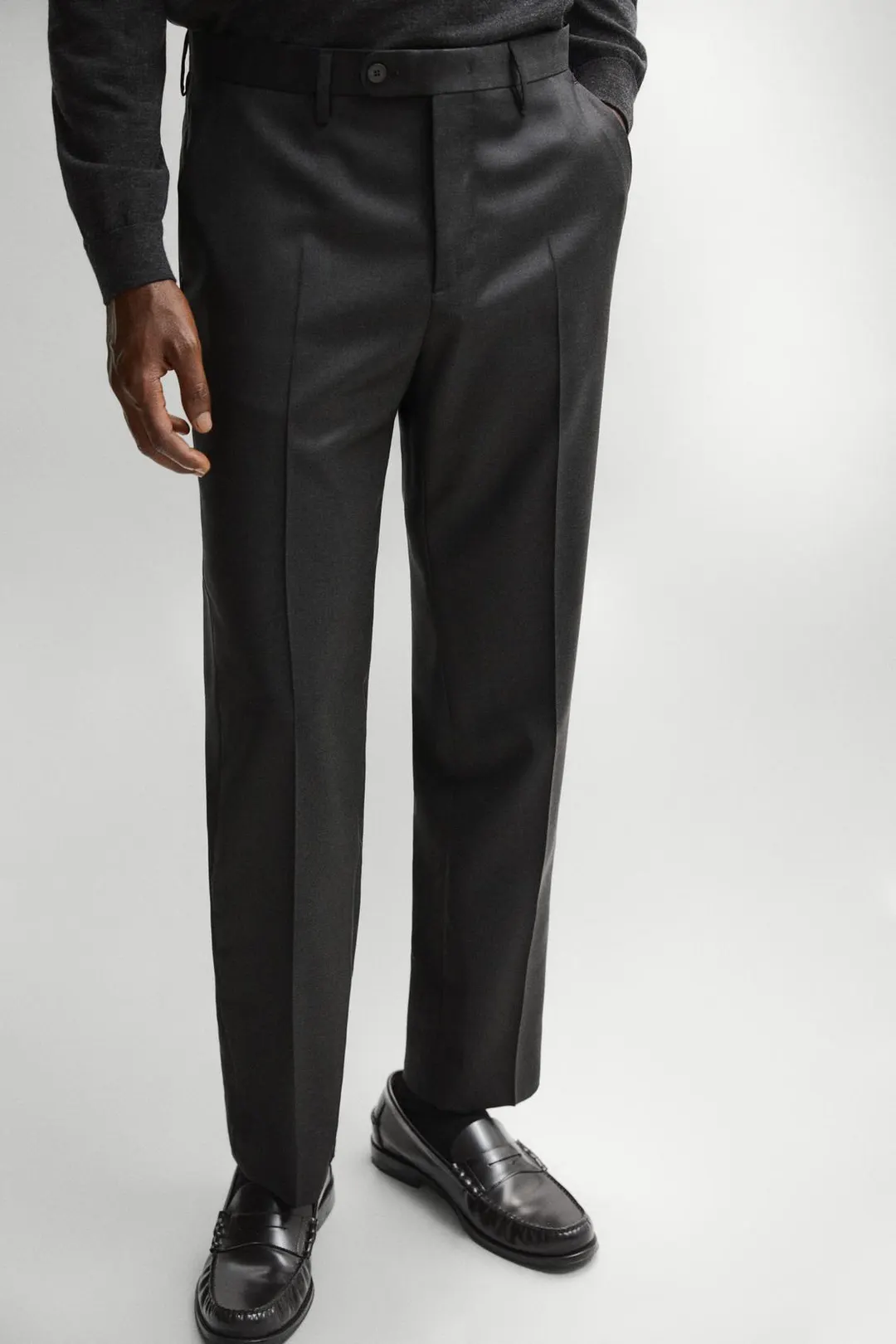 Брюки костюмные из холодной шерсти, Massimo Dutti