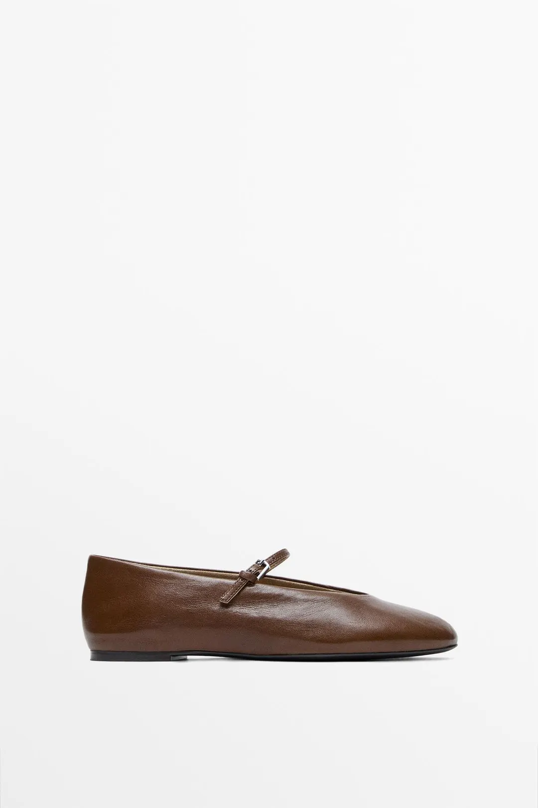 Балетки из мягкой кожи, Massimo Dutti
