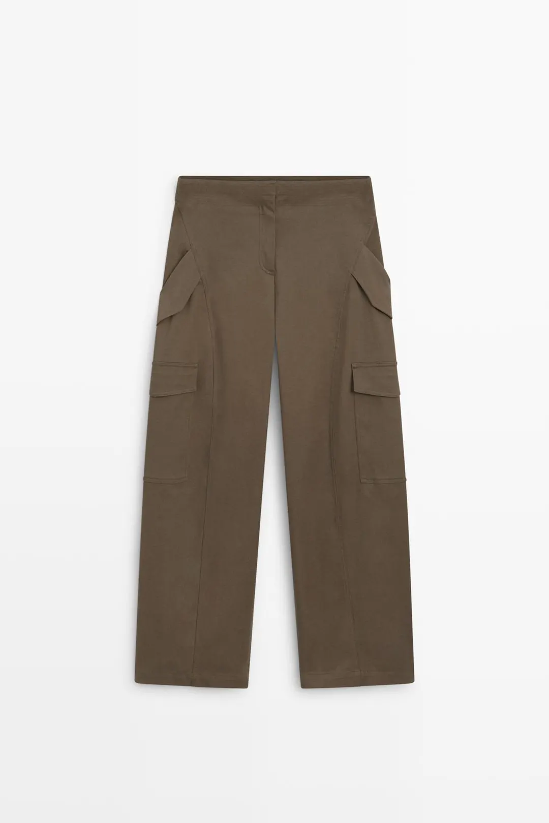 Брюки карго из смесового хлопка, Massimo Dutti