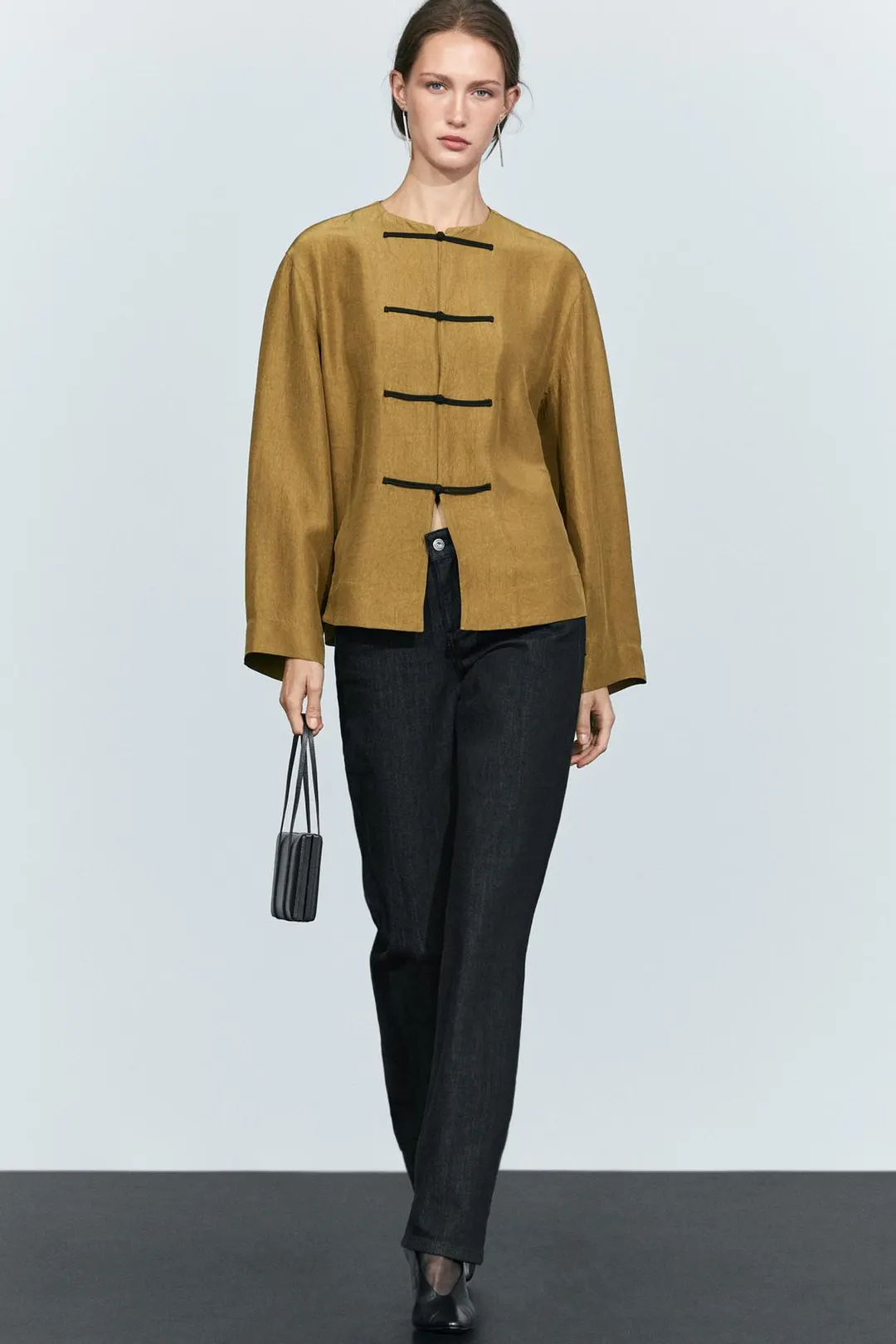 Прямые джинсы с низкой посадкой, Massimo Dutti