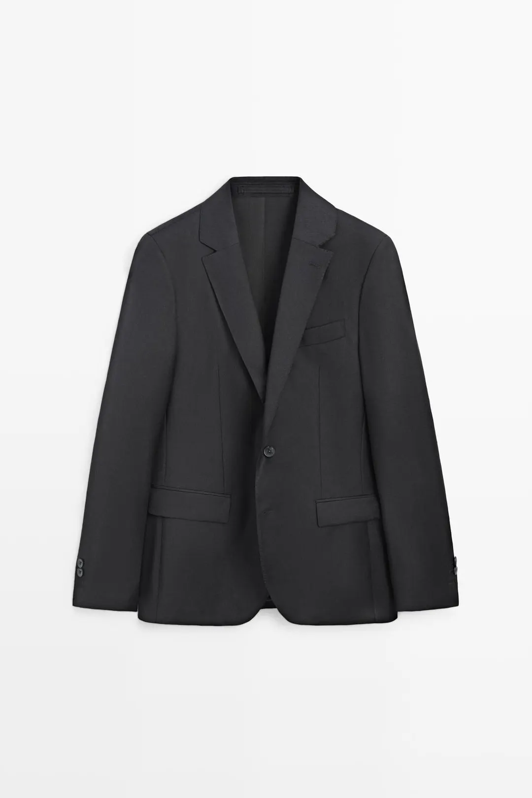 Костюмный пиджак из 100% шерсти, Massimo Dutti