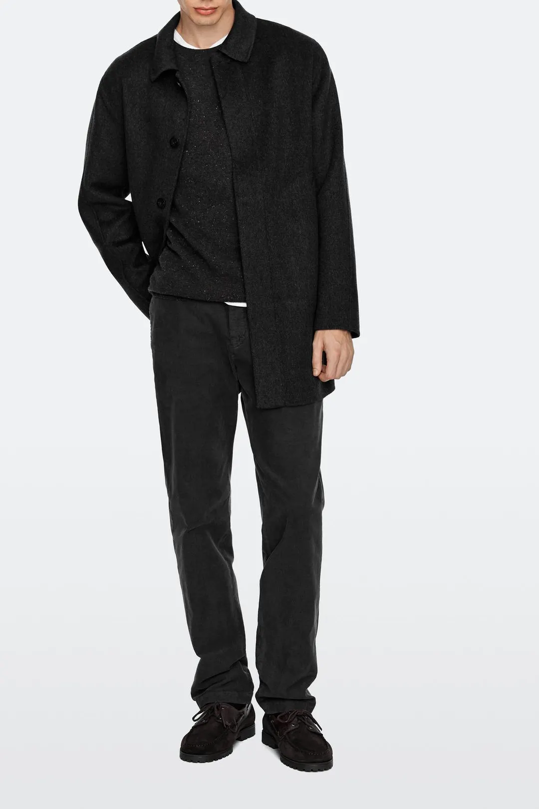 Топсайдеры из кожи наппа, Massimo Dutti