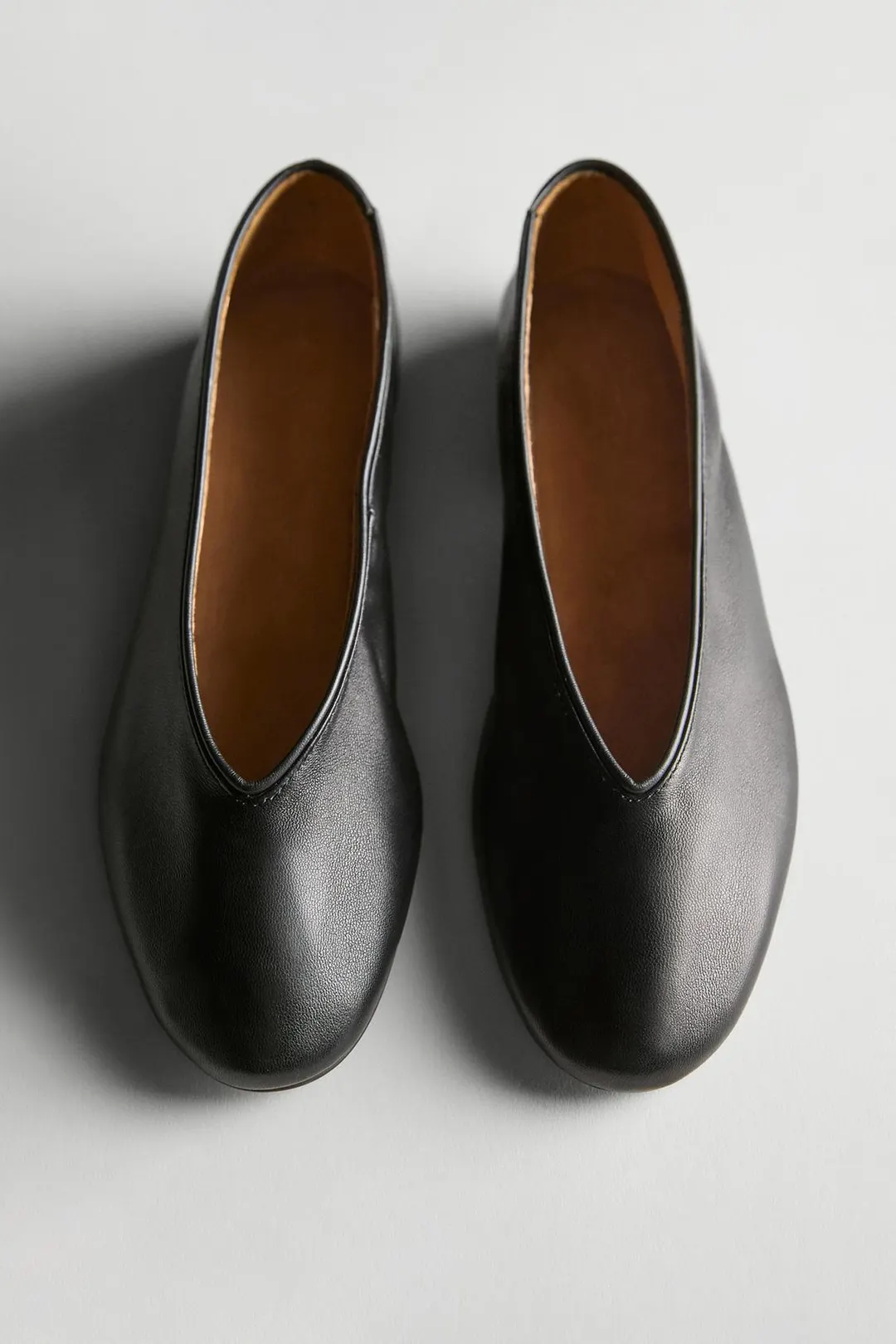 Балетки из мягкой кожи, Massimo Dutti