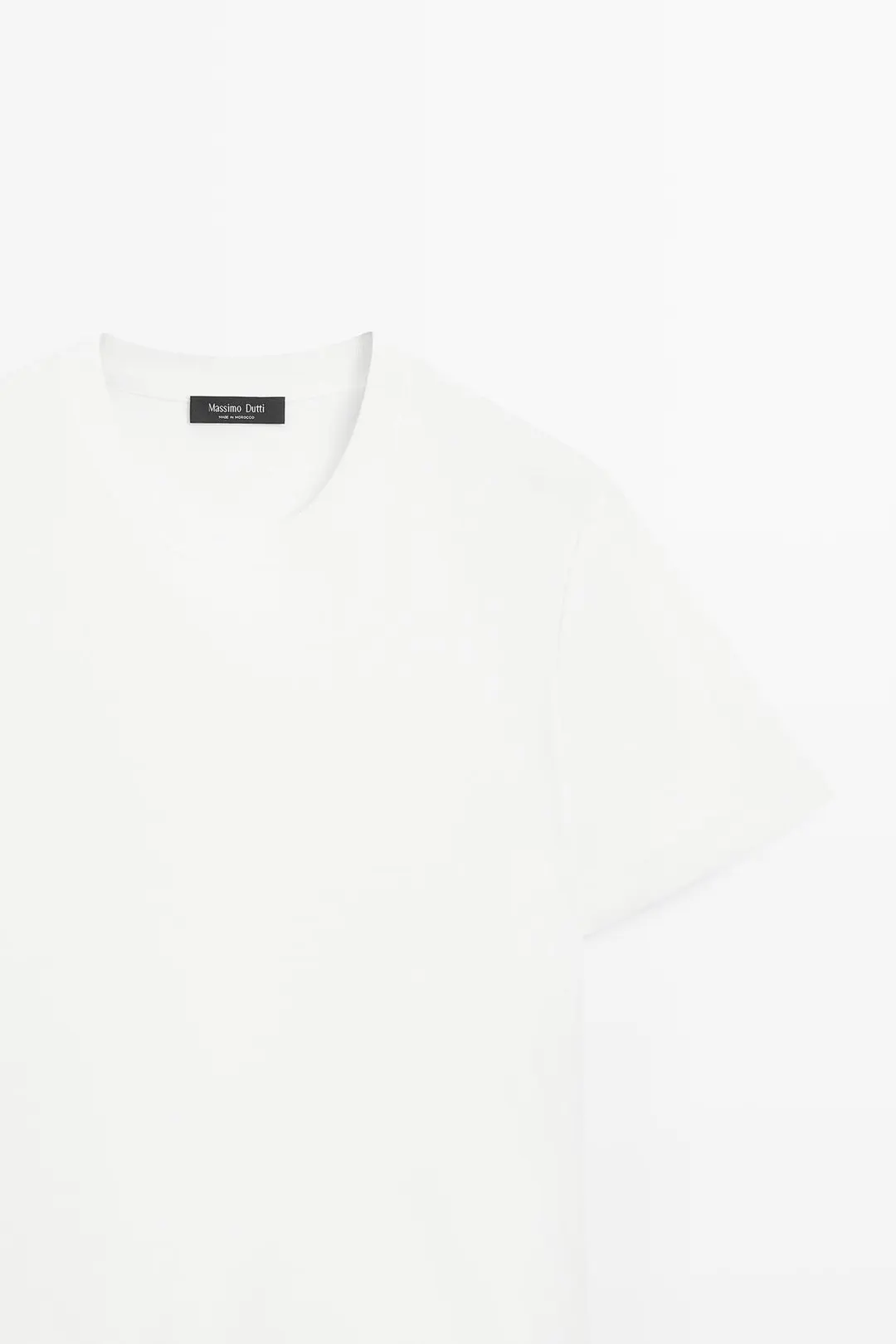 Футболка из интерлока с короткими рукавами, Massimo Dutti