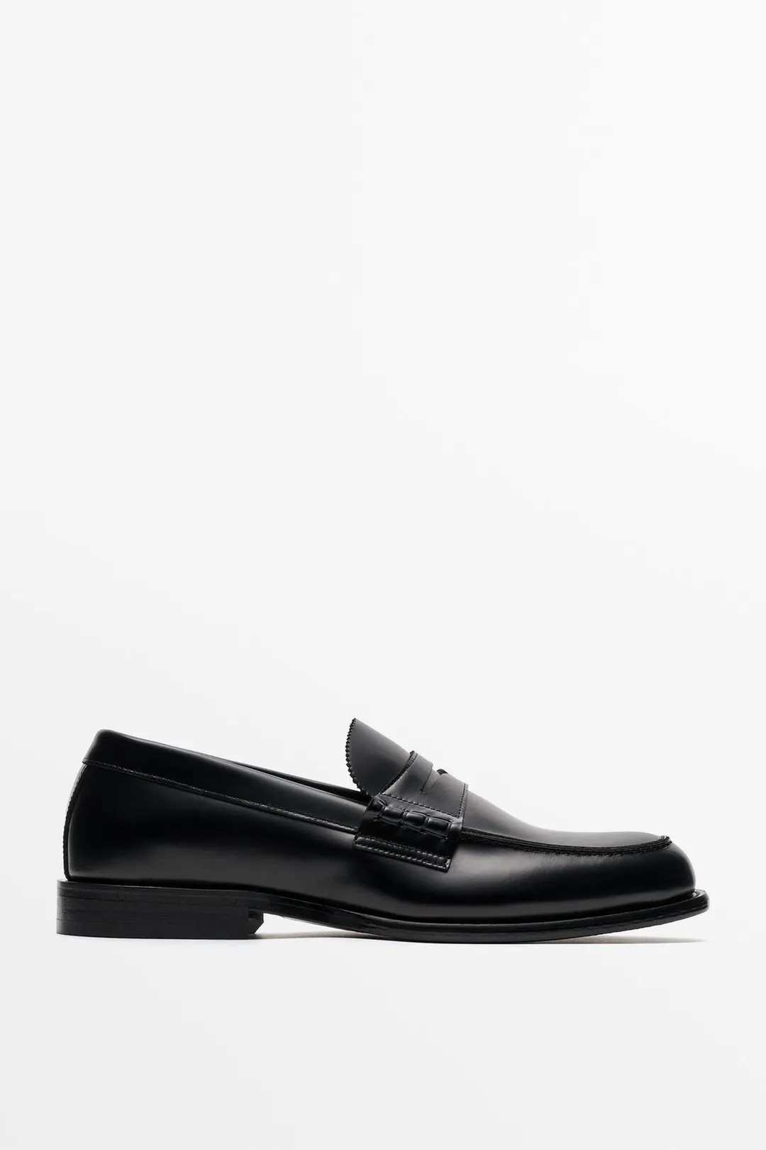 Кожаные пенни-лоферы, Massimo Dutti