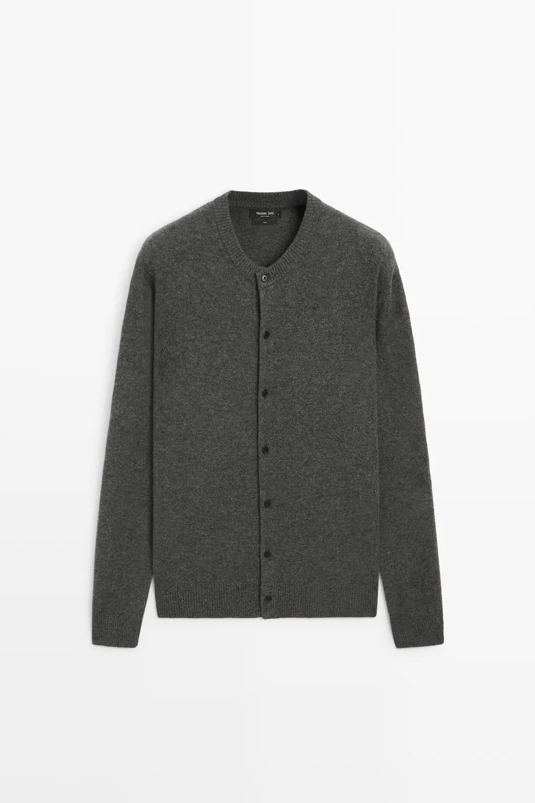 Кардиган вязаный на пуговицах из 100% шерсти, Massimo Dutti