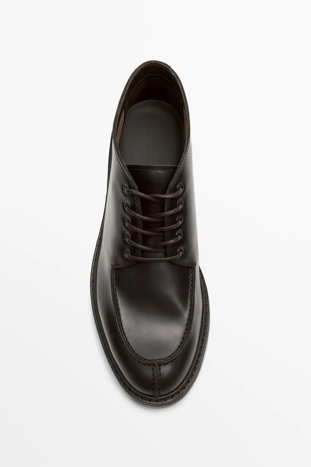Ботинки-блюхеры из кожи, Massimo Dutti