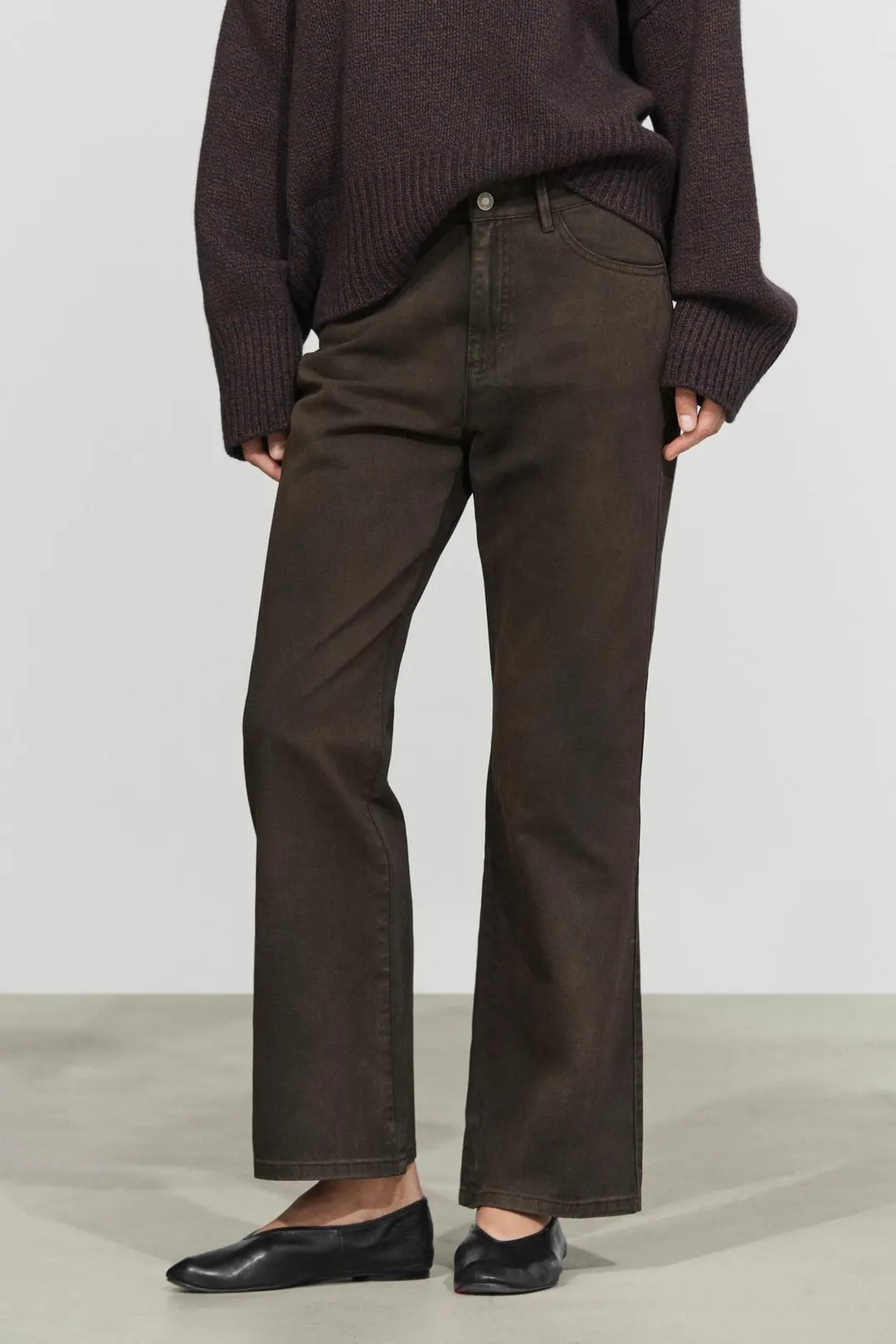 Брюки клеш от колена, Massimo Dutti