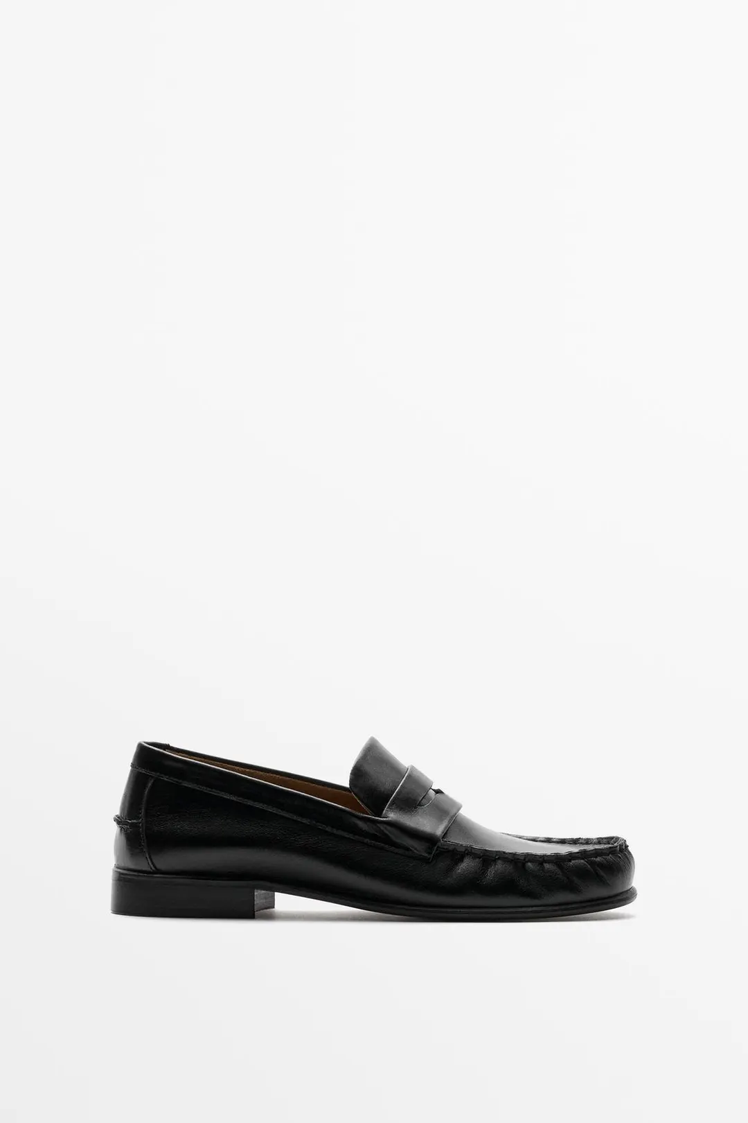 Кожаные пенни-лоферы, Massimo Dutti