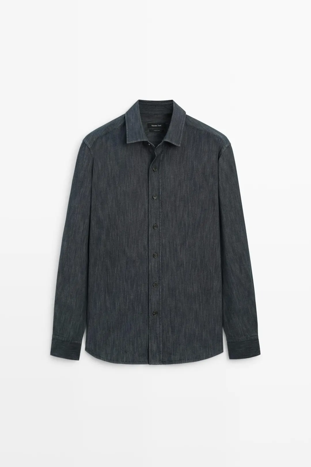 Джинсовая рубашка стандартного кроя из 100% хлопка, Massimo Dutti