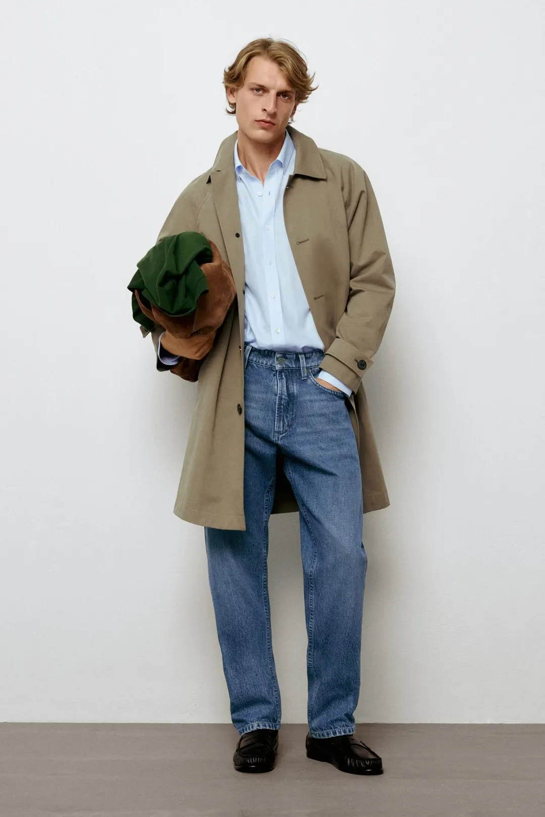 Джинсы свободного кроя, Massimo Dutti