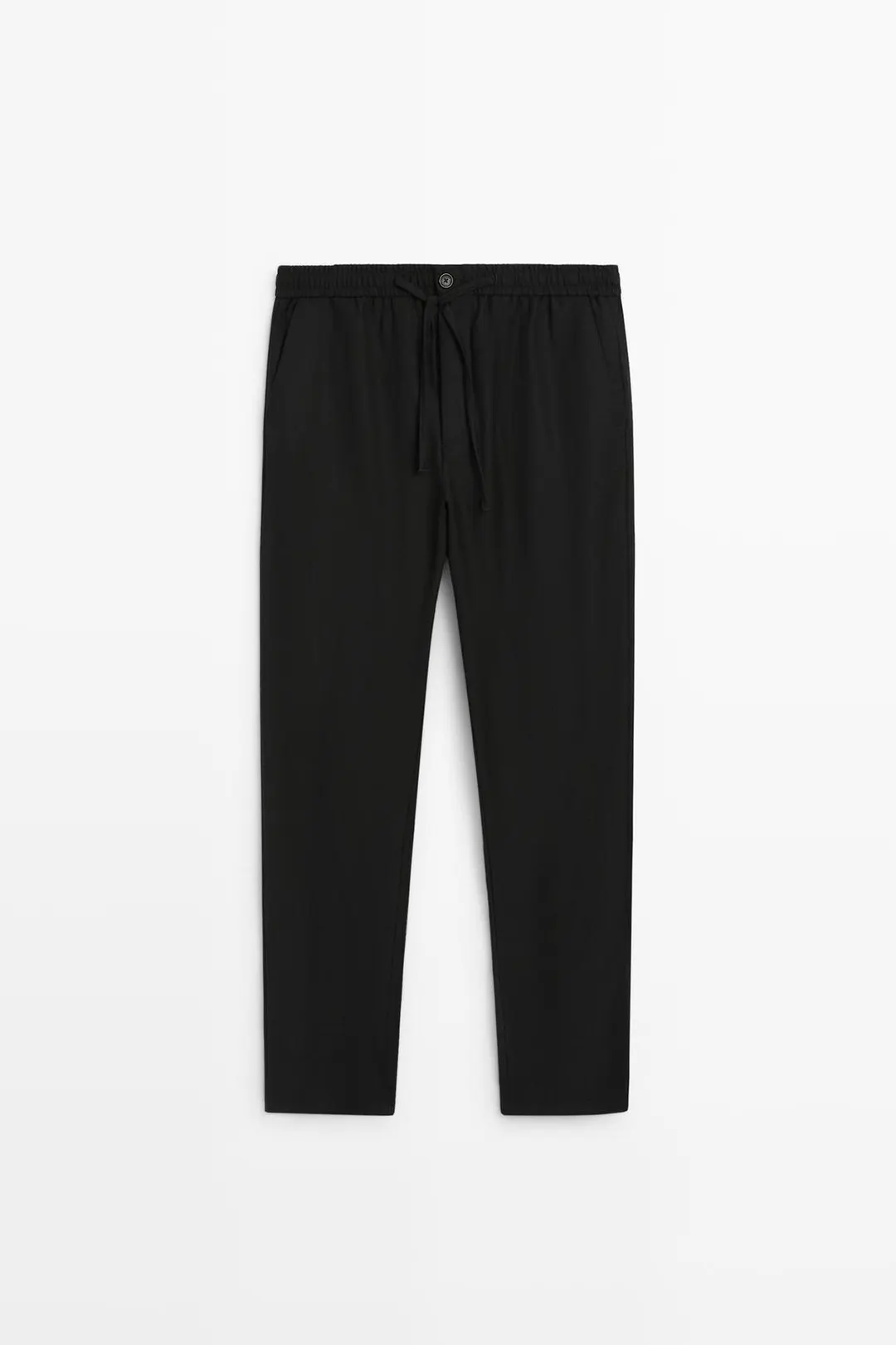Брюки-джоггеры из 100% шерсти, Massimo Dutti