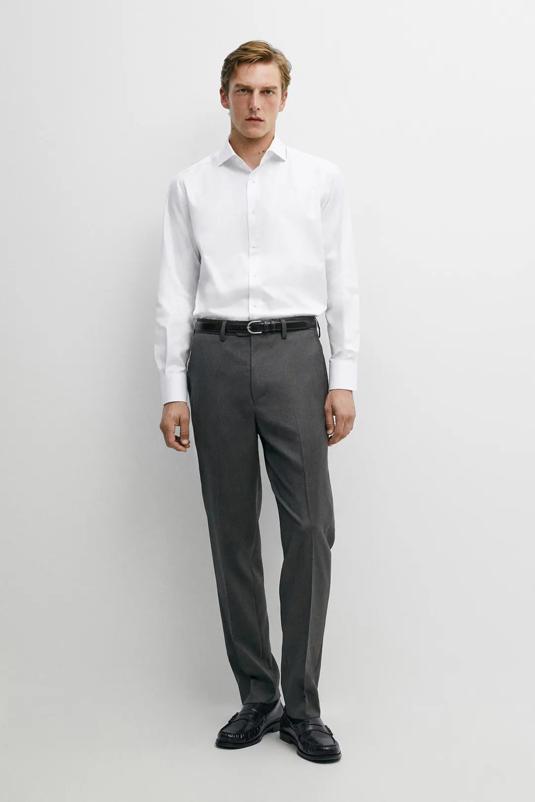 Рубашка из 100% хлопка, Massimo Dutti