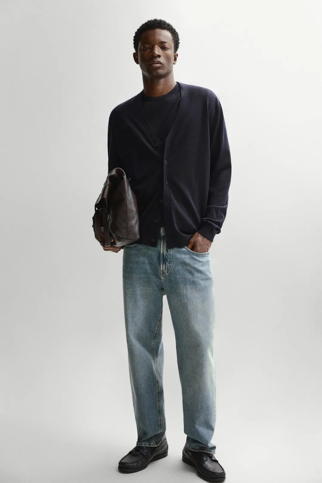 Джинсы бочкообразного кроя, Massimo Dutti