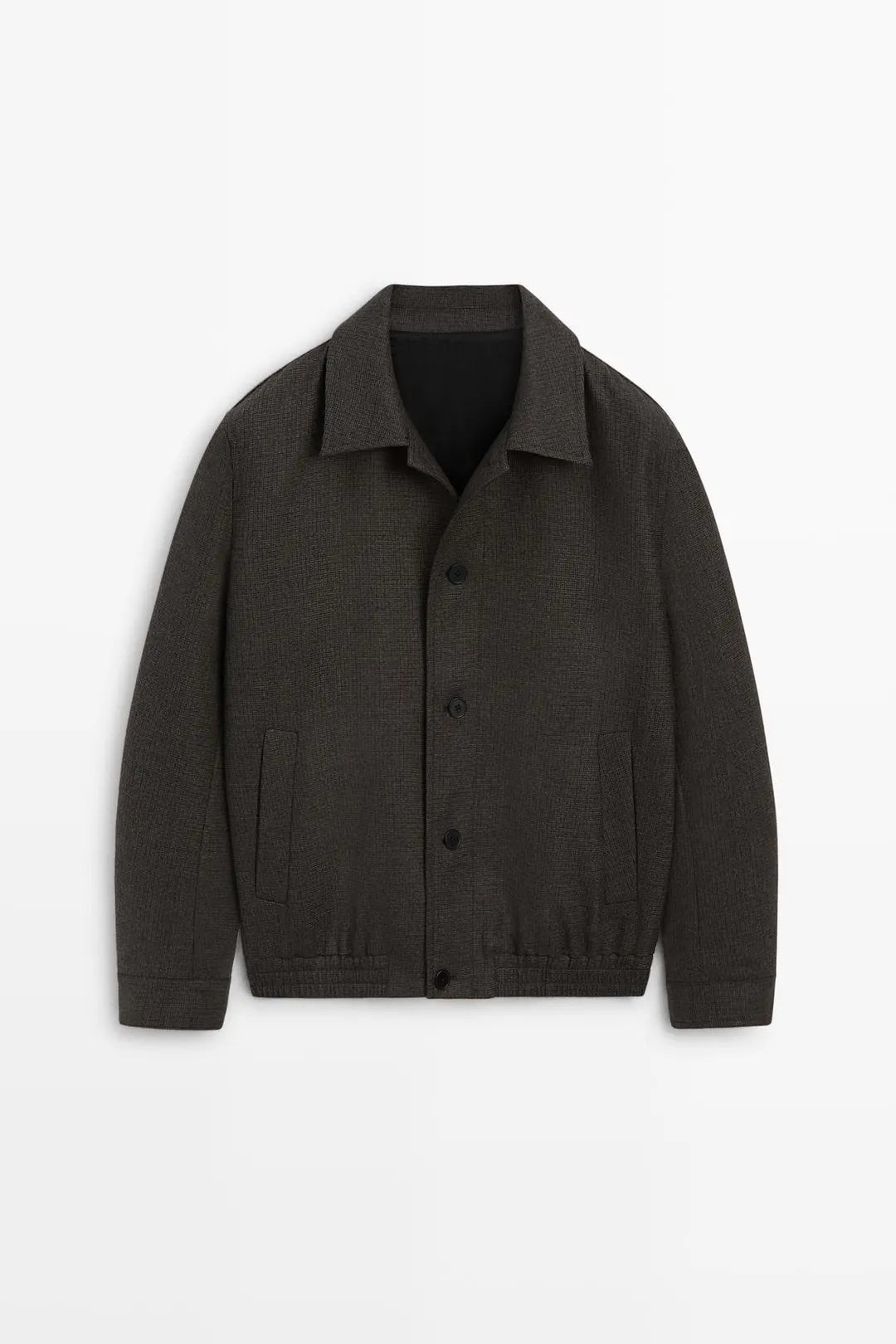 Бомбер фланелевый, Massimo Dutti