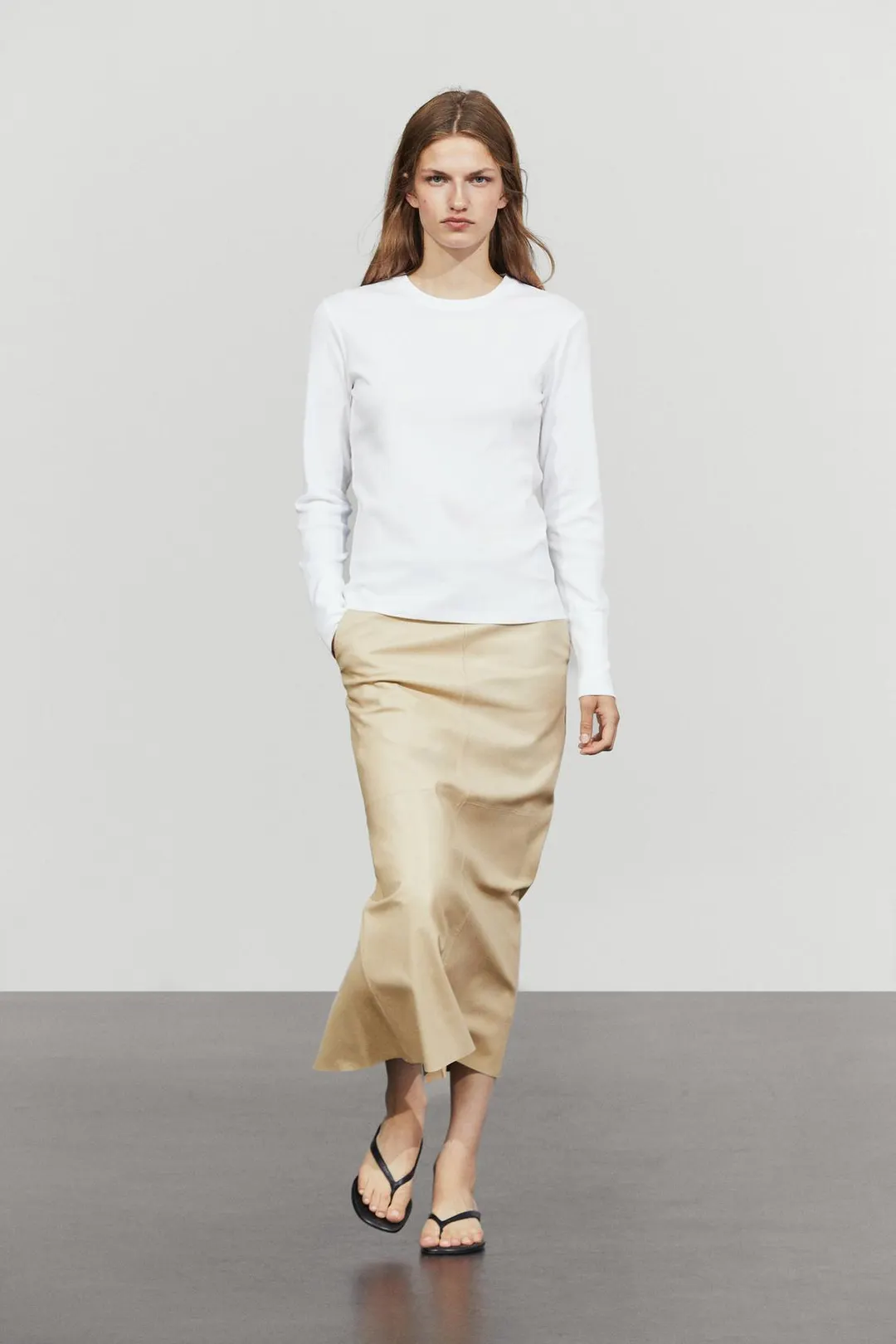 Лонгслив из 100% хлопка, Massimo Dutti