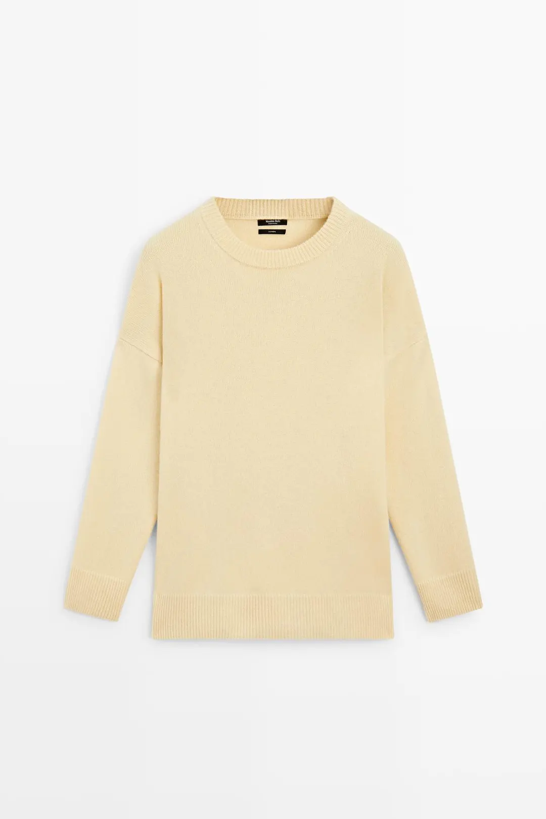 Вязаный свитер оверсайз из 100% кашемира, Massimo Dutti