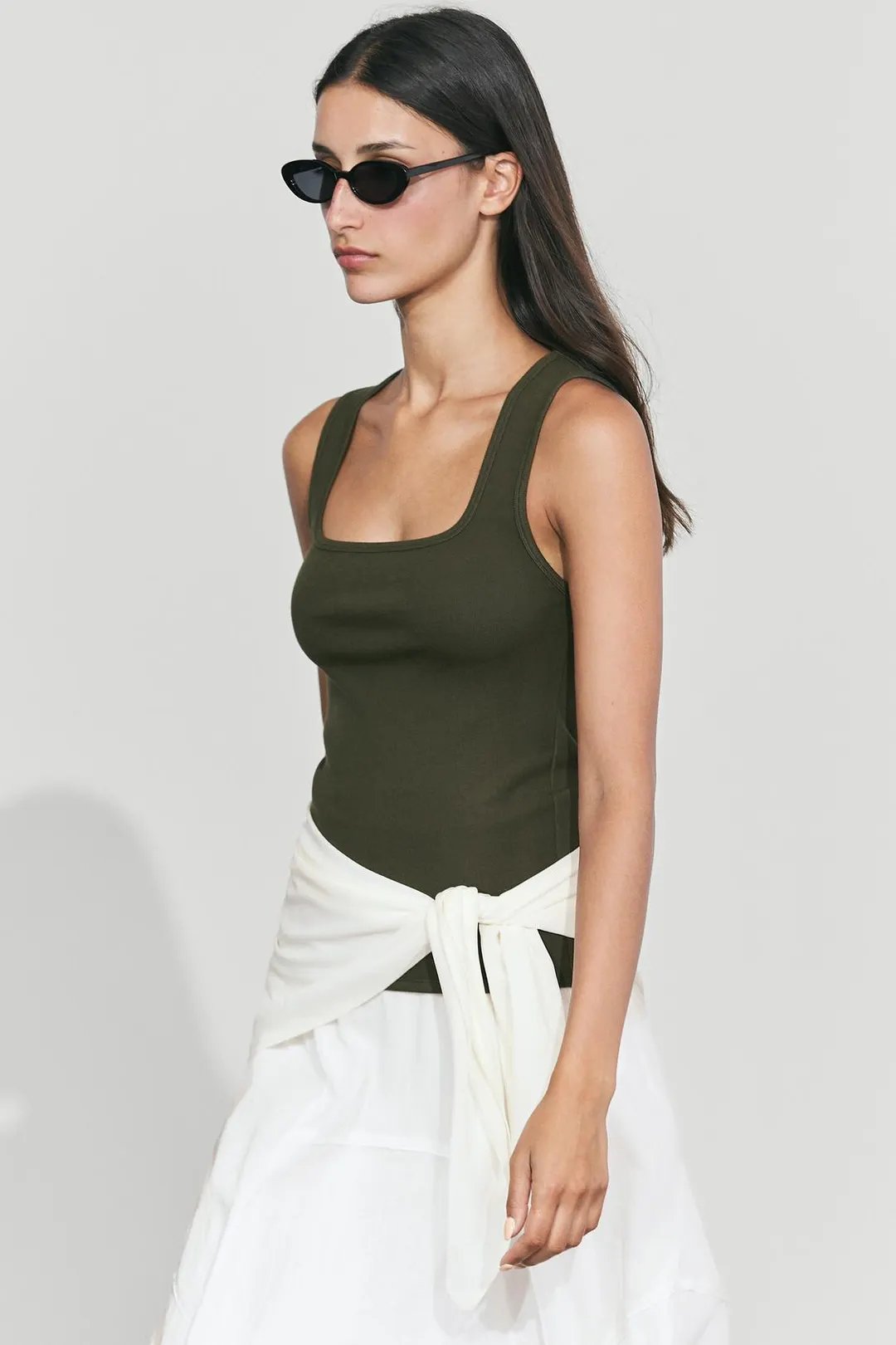 Топ с квадратным вырезом, Massimo Dutti